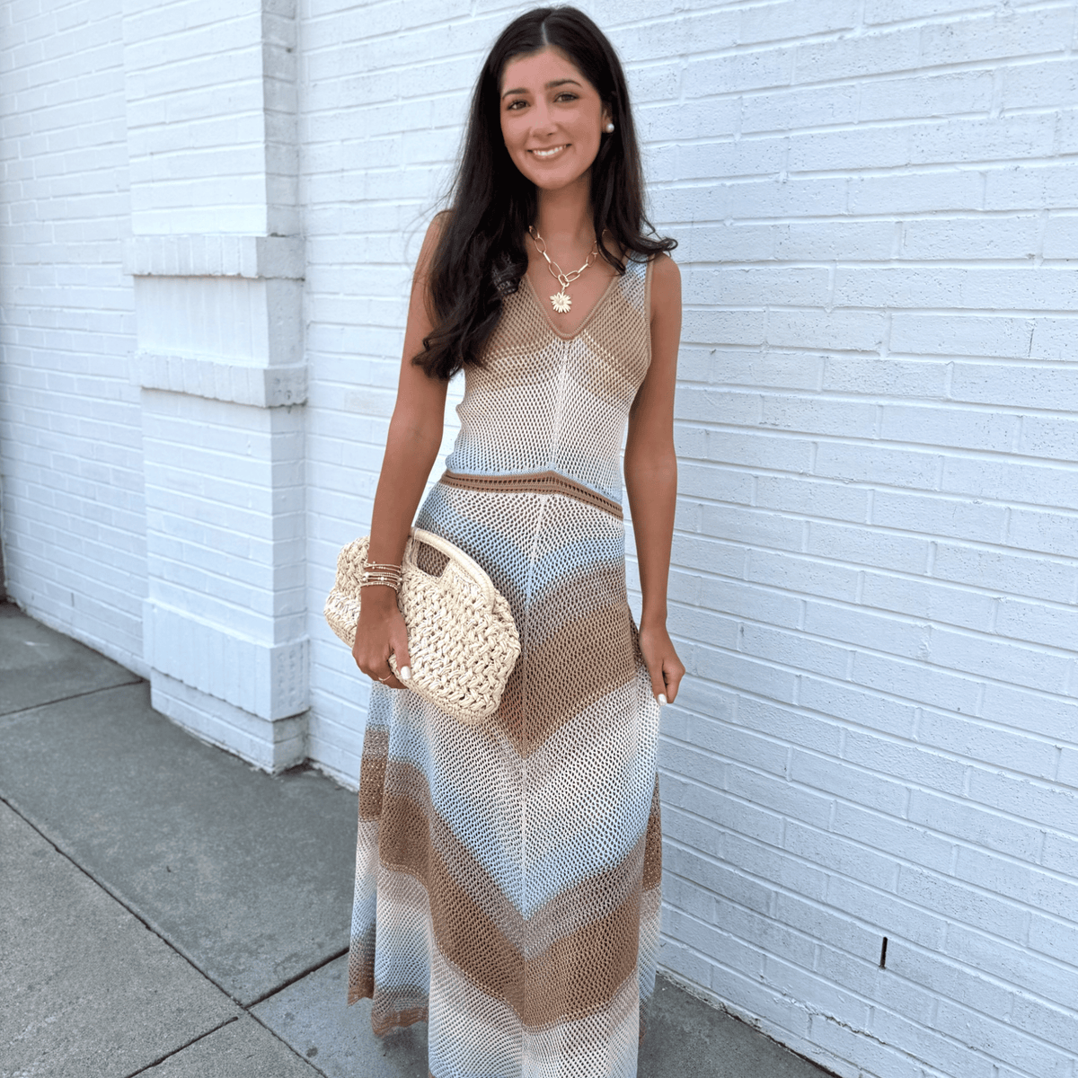 Cali Cuerpo Mix color Dress