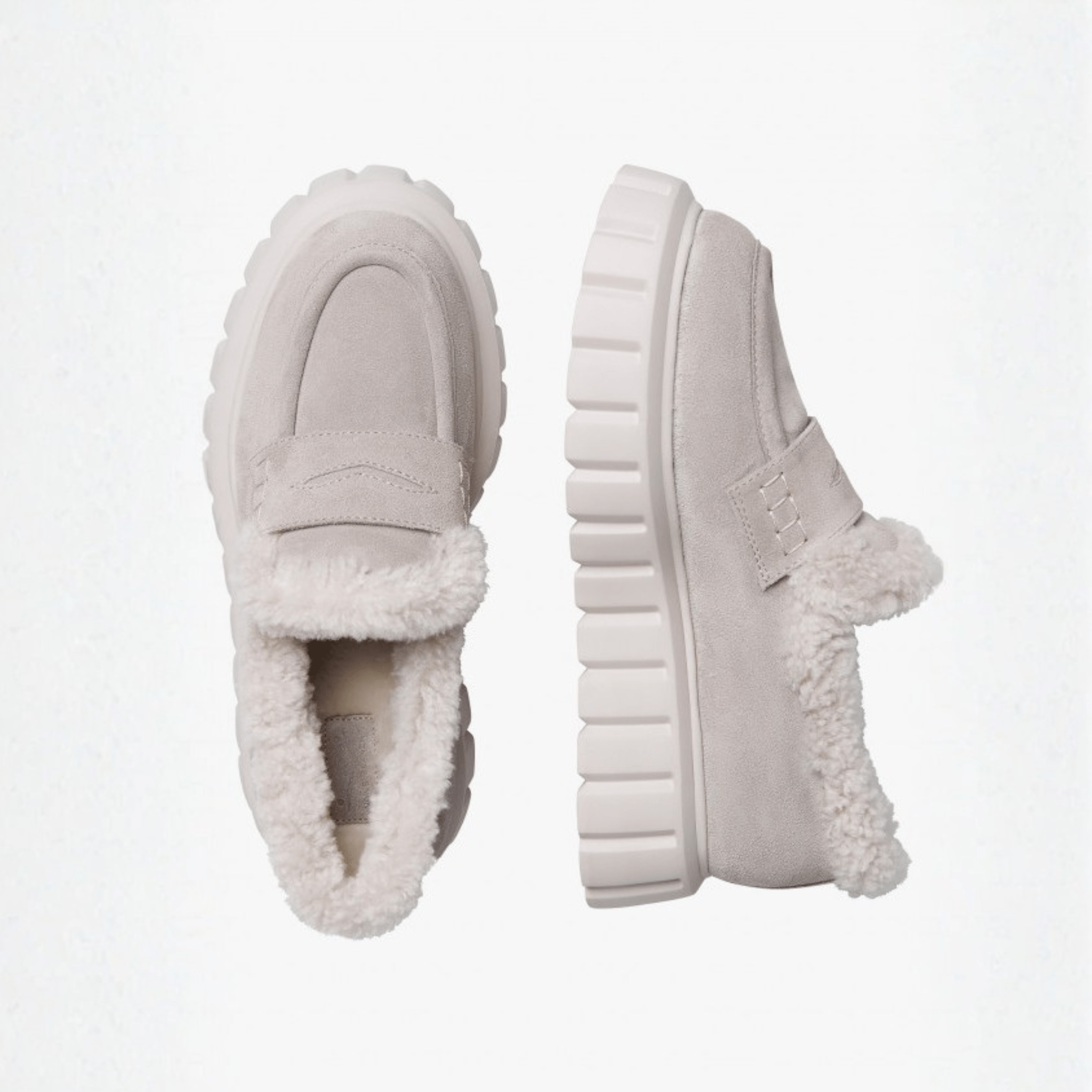 Grenelle Mok Grey Loafers