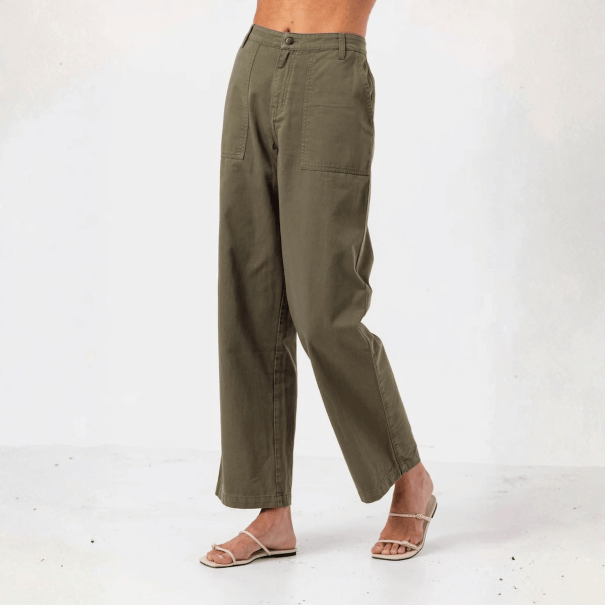 Ismene Army Green Pant