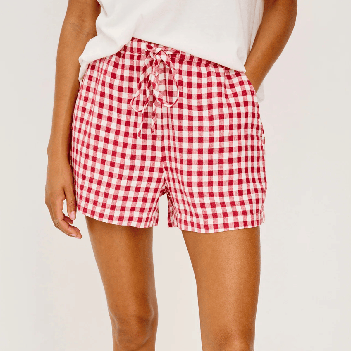 Jenner Plaid Shorts