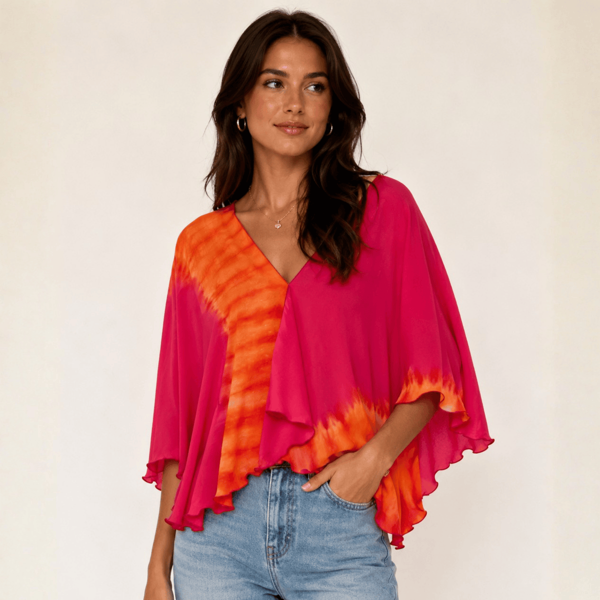 Pieces ETC… Hand- Dyed Silk Top