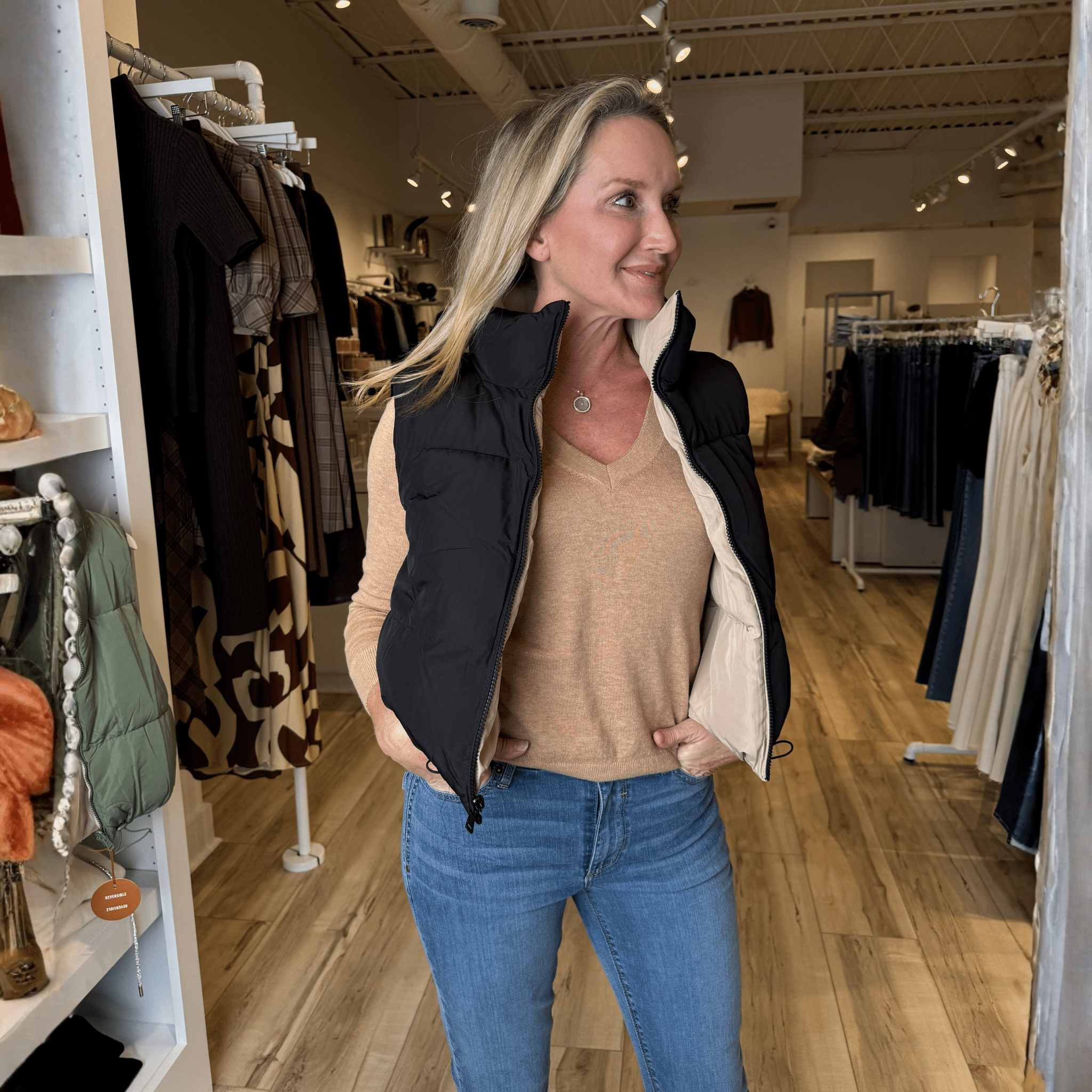 Reversible Puffer Vest