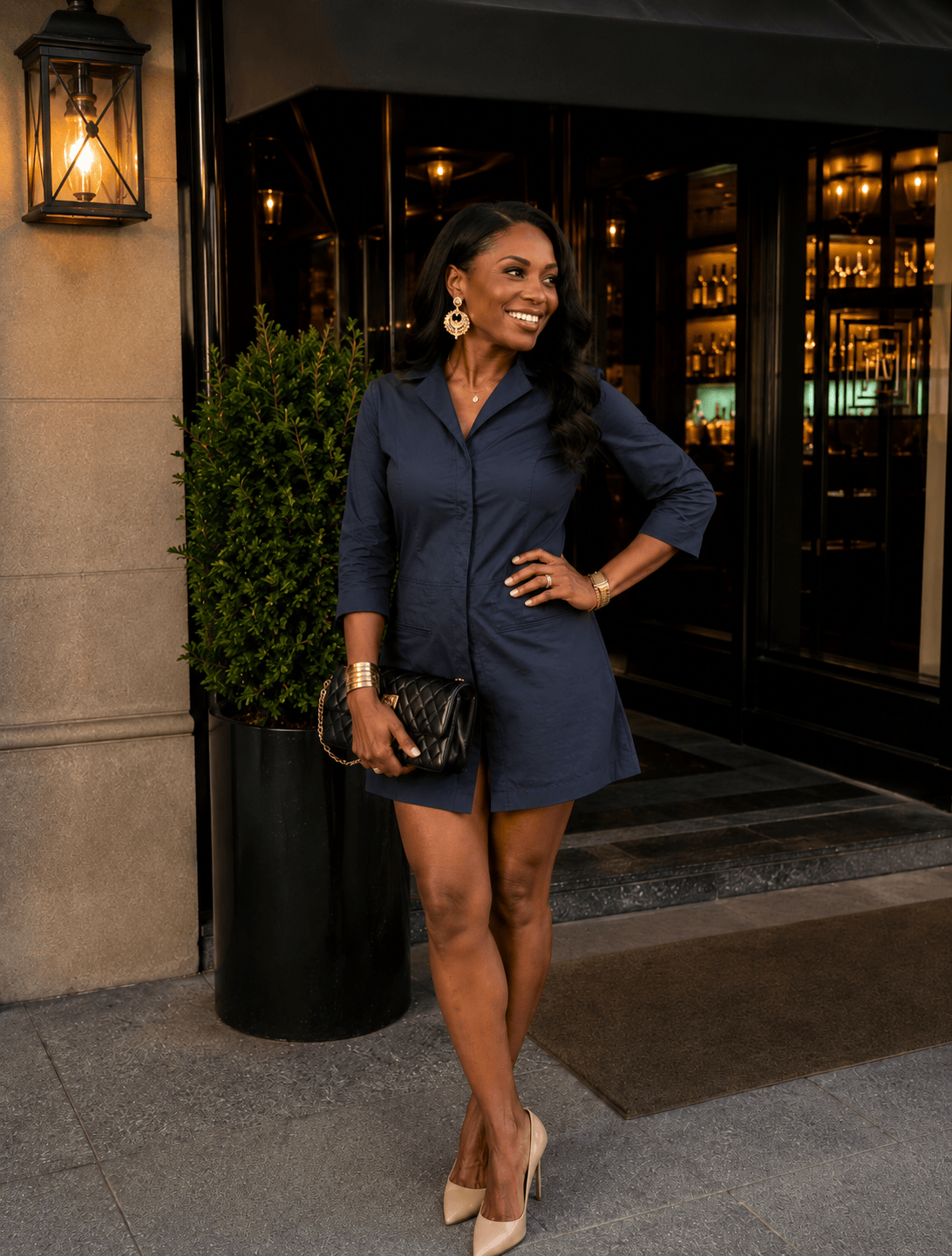 XOXO Sabrina -  Dress with Shorts